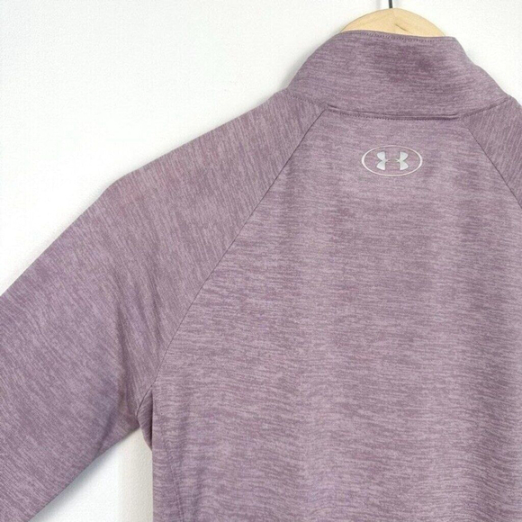 Under Armour Womens Tech Twist Half Zip Long Sleeve Pullover Small Purple - Picture 4 of 6